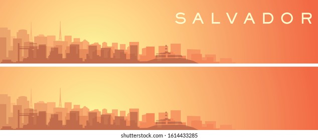 Salvador Beautiful Skyline Scenery Banner