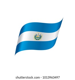 Salvador flag, vector illustration