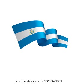 Salvador flag, vector illustration