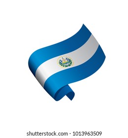 Salvador flag, vector illustration
