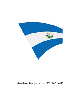 Salvador flag, vector illustration