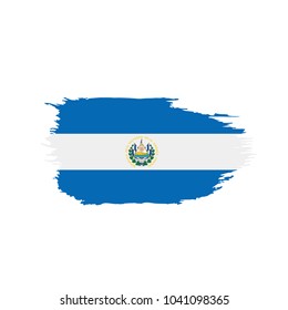 Salvador flag, vector illustration