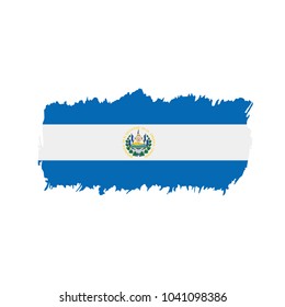 Salvador flag, vector illustration