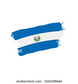 Salvador flag, vector illustration