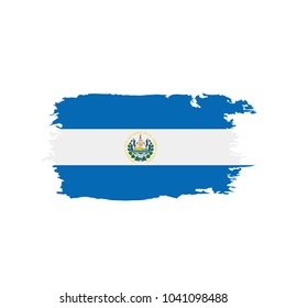 Salvador flag, vector illustration