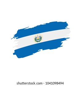 Salvador flag, vector illustration