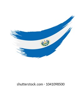 Salvador flag, vector illustration