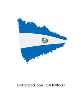 Salvador flag, vector illustration