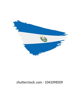Salvador flag, vector illustration