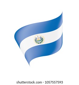 Salvador flag, vector illustration