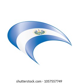 Salvador flag, vector illustration