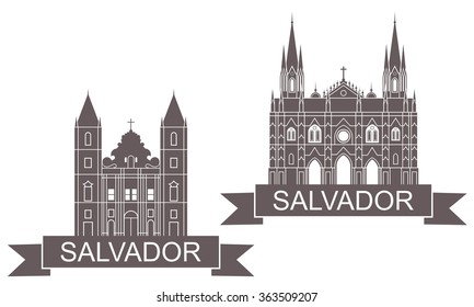 Salvador. logo. EPS 10. Vector illustration