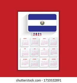 salvador New year 2021 poster template design