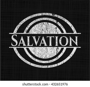 Salvation chalk emblem