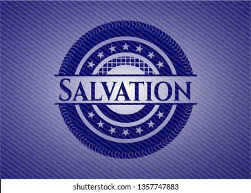 Salvation denim background