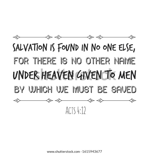 Salvation Found No One Else There Stock Vector Royalty Free