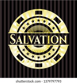 Salvation gold badge or emblem