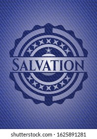 Salvation jean background. Vector Illustration. Detailed.