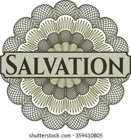 Salvation money style rosette