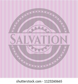 Salvation pink emblem