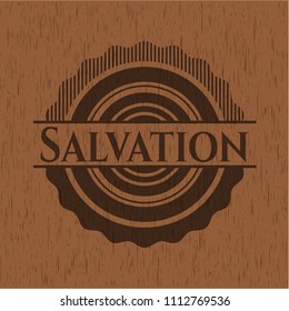  Salvation retro wood emblem