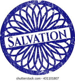 Salvation with rubber seal texture