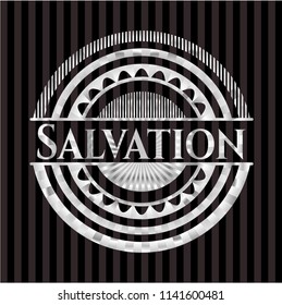 Salvation silver shiny emblem
