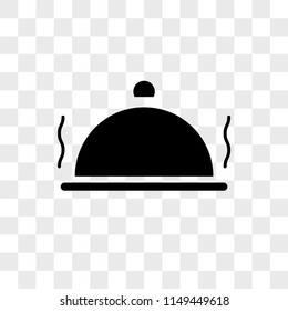 Salver vector icon on transparent background, Salver icon