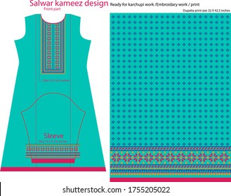 Salwar Kameez Artwork For Ready To Work