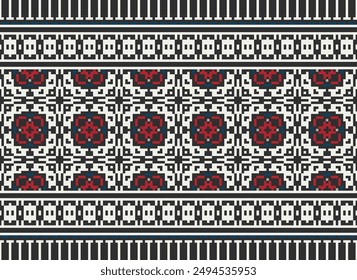 Salwar Pattern Seamless Australian aboriginal pattern Motif embroidery, Pixel Ikat embroidery vector Design for Print jacquard slavic pattern folklore pattern kente arabesque