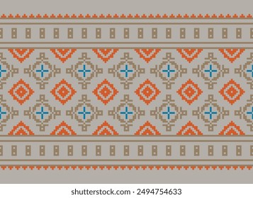 Salwar Pattern Seamless Australian aboriginal pattern Motif embroidery, Pixel Ikat embroidery vector Design for Print kurta pattern mughal motifs tapestry pattern floral repeat