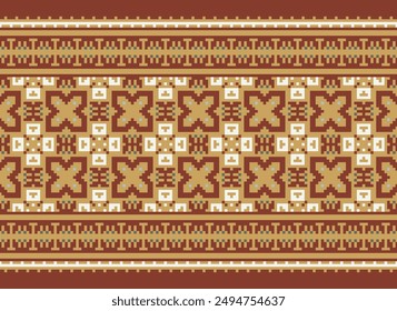 Salwar Pattern Seamless Australian aboriginal pattern Motif embroidery, Pixel Ikat embroidery vector Design for Print indigenous art aboriginal art pattern floral kurti mughal border