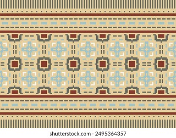 Salwar Pattern Seamless Australian aboriginal pattern Motif embroidery, Pixel Ikat embroidery vector Design for Print 60s paisley tie dye damascus ornament rugs hipster kurta pajama