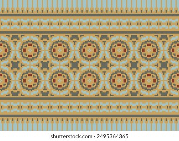 Salwar Pattern Seamless Australian aboriginal pattern Motif embroidery, Pixel Ikat embroidery vector Design for Print scarf hijab pattern kerchief Pixel Ikat vector Silk kurti model mughal patterns