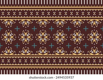 Salwar Pattern Seamless Native American, Motif embroidery, Pixel Ikat embroidery vector Design for Print 60s paisley tie dye damascus ornament rugs hipster kurta pajama