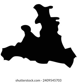 Salzburg - map of the region of the country Austria
