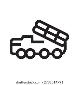 sam black line icon. Vector isolated element. Minimal clean icons for apps and websites.