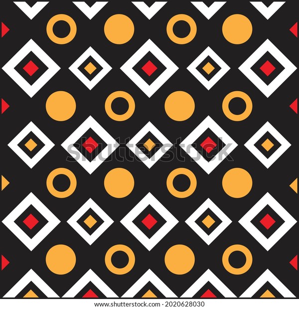 Samakaka Texture Often Used African Cloths Stock Vector (Royalty Free ...