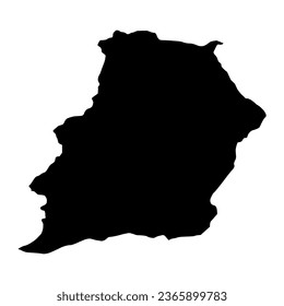 Samangan province map, administrative division of Afghanistan.