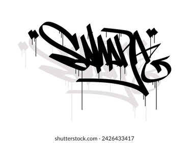 SAMARA city graffiti tag style