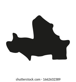 Mapa de la región de Samarcanda, en Uzbekistán