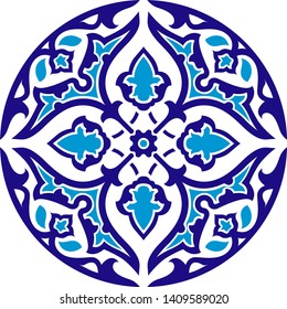 Samarkand Registan Uzbekistan tiles arabic vector ornament blue muslim mosaic ethnic ceramic decorative illustration islamic mosque pattern design 