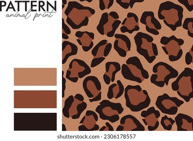 Samba Design: Animal Print Seamless Pattern.