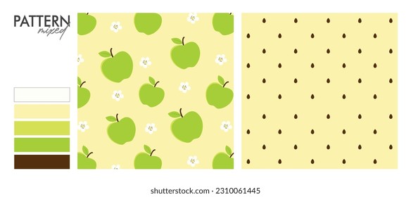 Samba design: Apple Seamless Pattern.
