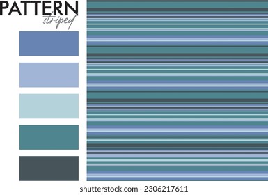 Samba Design: Striped Seamless Pattern