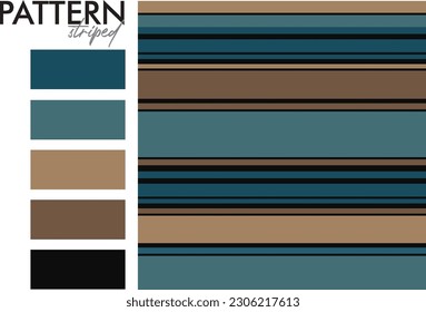Samba Design: Striped Seamless Pattern