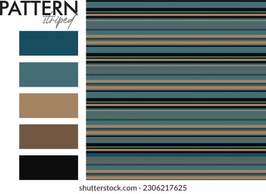Samba Design: Striped Seamless Pattern