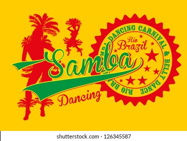 Samba Girls Vector Art