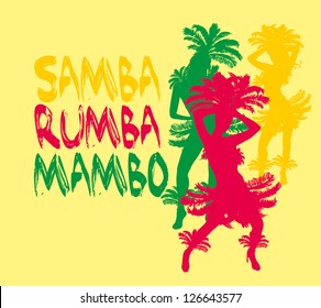 Samba Girls Vector Art