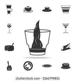 sambuca icon. Detailed set of italian foods illustrations. Premium quality graphic design icon. One of the collection icons for websites web design mobile app on white background